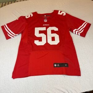 Nike San Francisco 49ers Reuben Foster 56 NFL Jersey Red Mens Size 40 Medium